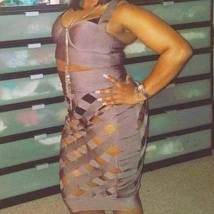 Bondage 2 piece dress